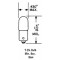 NE51H (B2A) Neon Lamp, Bayonet Base